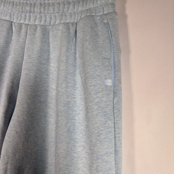 Athleta Girl Wide Leg Sweat Pants Sz 12 Casual Lounge High Rise Athleisure - Picture 9 of 9